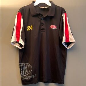 Vintage Nascar Jeff Gordon DuPont Polo Shirt  Authentic Winners Circle